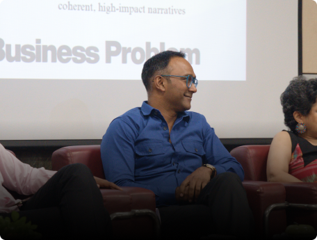 TSM event — founders and investors at a pitch session